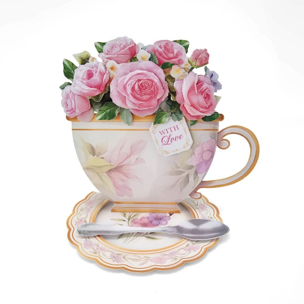 Katy Sue Card Making Kit Teacup Bouquet (17-10101TEA) Katy Sue Card Making Kit Teacup Bouquet (17-10101TEA)