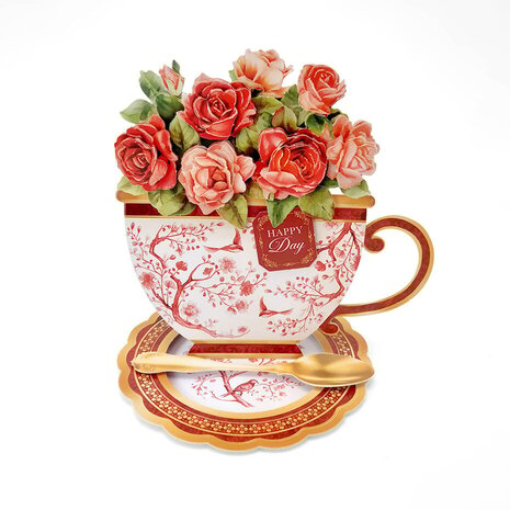 Katy Sue Card Making Kit Teacup Bouquet (17-10101TEA) Katy Sue Card Making Kit Teacup Bouquet (17-10101TEA)
