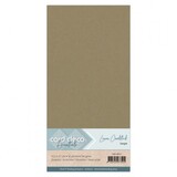 Card Deco Linen Cardstock Taupe 10 Vel Vierkant (LKK-4K53)