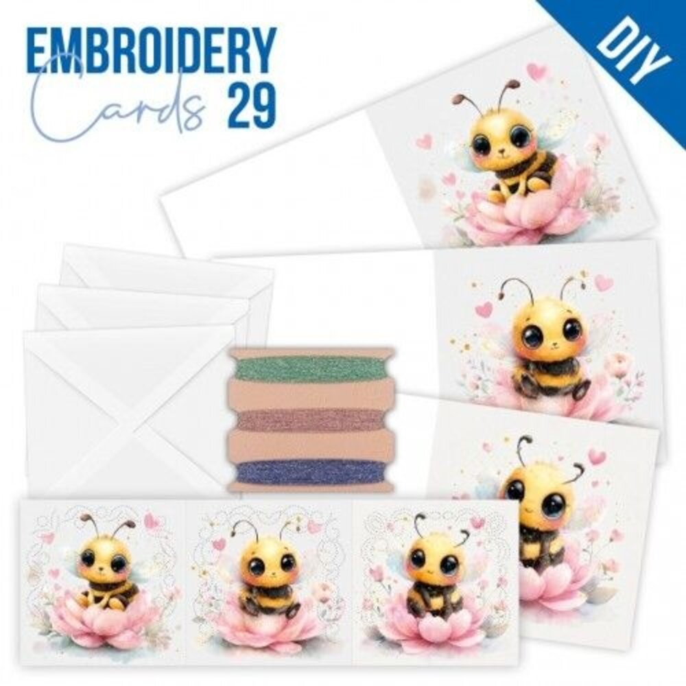 Find It Trading Stitch and Do Embroidery Cards Cute Bees (STDOPP029) Find It Trading Stitch and Do Embroidery Cards Cute Bees (STDOPP029)