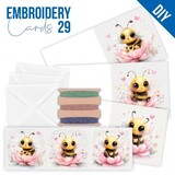 Find It Trading Stitch and Do Embroidery Cards Cute Bees (STDOPP029)