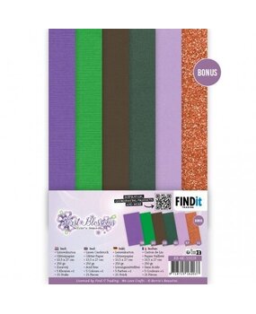 Berrie's Beauties First Blossoms 4K Linen Cardstock Pack (BB-4K-10028)