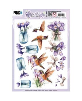 Berrie's Beauties First Blossoms 3D Push Out Flutter Bloom (SB11084)