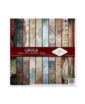 ITD Collection Carnival When the Curtain Falls 12x12 Inch Paper Pad (SLS 104)