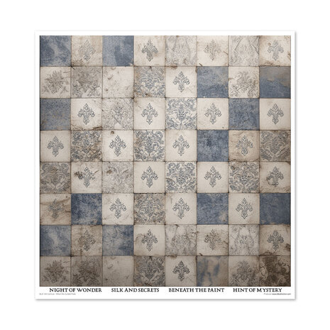 ITD Collection Carnival When the Curtain Falls 12x12 Inch Paper Pad (SLS 104)