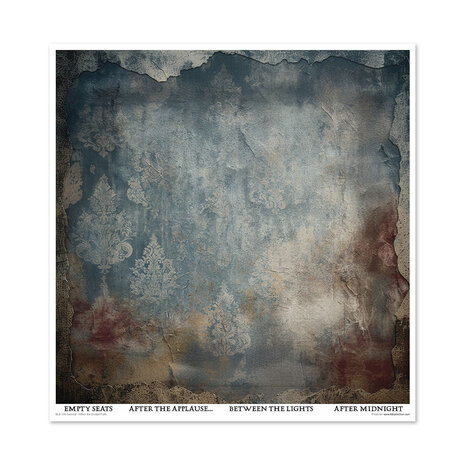 ITD Collection Carnival When the Curtain Falls 12x12 Inch Paper Pad (SLS 104)