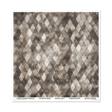 ITD Collection Carnival When the Curtain Falls 12x12 Inch Paper Pad (SLS 104)