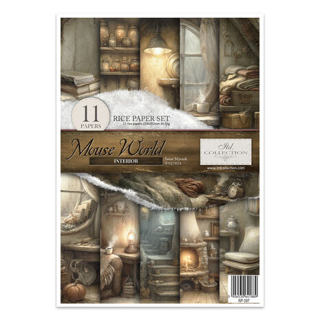 ITD Collection Mouse World A4 Rice Paper Set (RP 097)