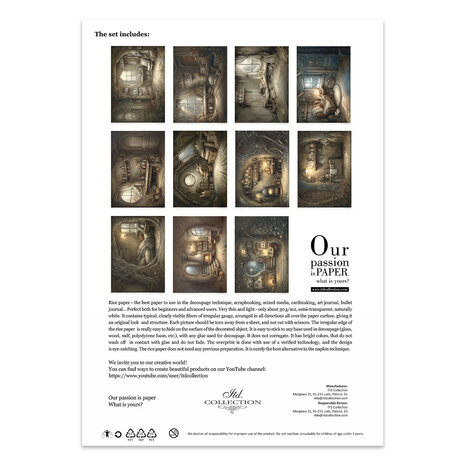 ITD Collection Mouse World A4 Rice Paper Set (RP 097)