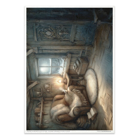 ITD Collection Mouse World A4 Rice Paper Set (RP 097)