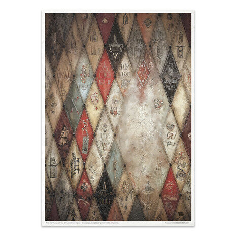 ITD Collection Carnival Masquerade A4 Rice Paper Set (RP 098)