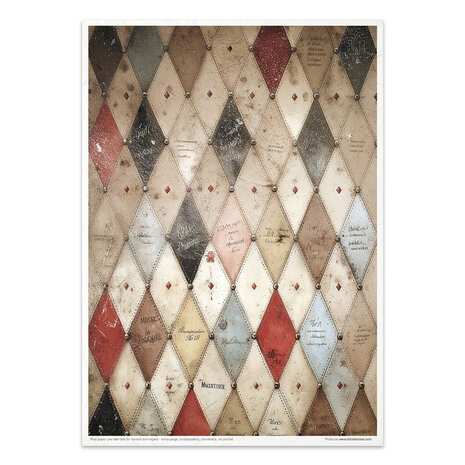 ITD Collection Carnival Masquerade A4 Rice Paper Set (RP 098)