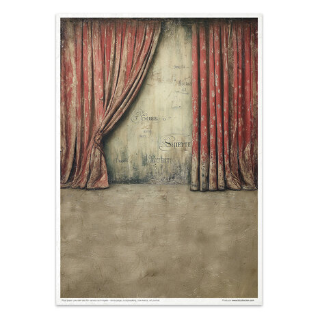 ITD Collection Carnival When the Curtain Falls A4 Rice Paper Set (RP 099)