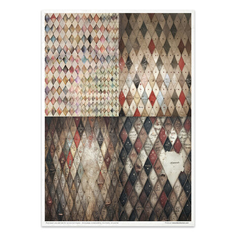 ITD Collection Carnival When the Curtain Falls A4 Rice Paper Set (RP 099)