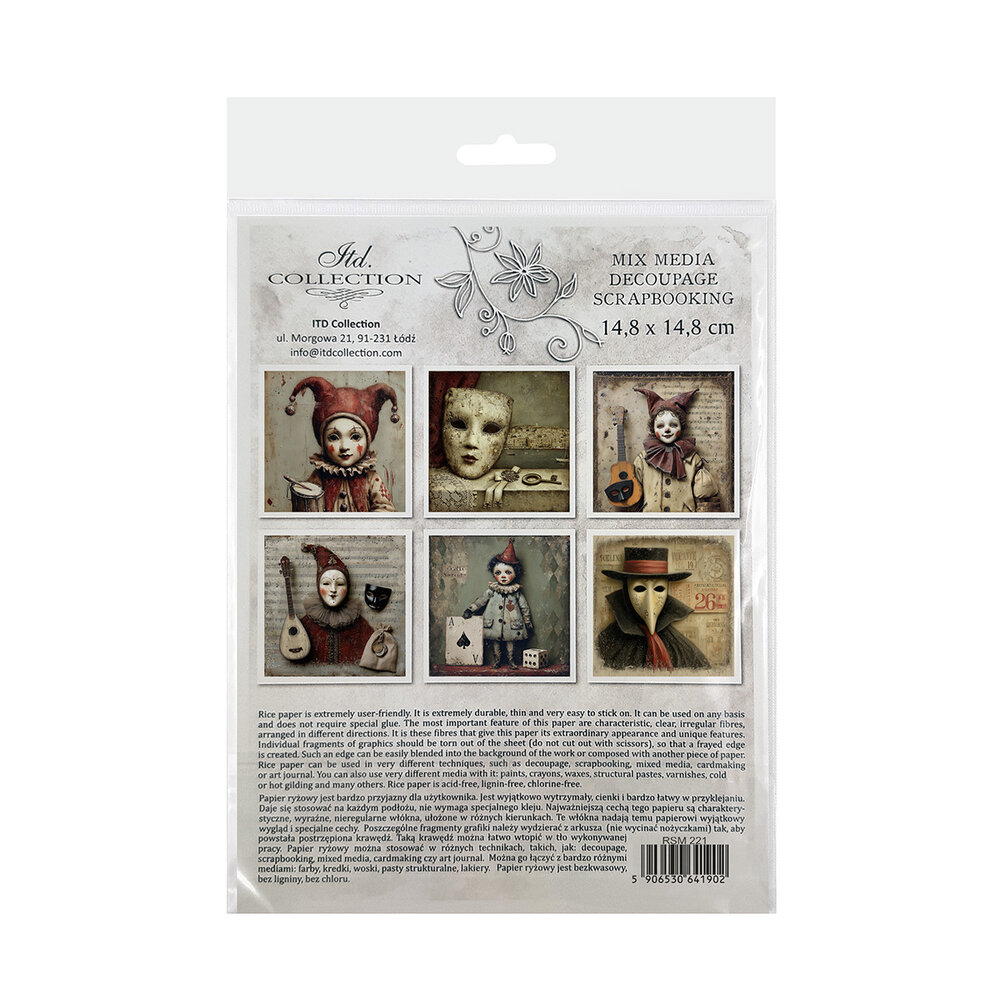 ITD Collection 6x6 Inch Rice Paper Set (RSM 221) ITD Collection 6x6 Inch Rice Paper Set (RSM 221)