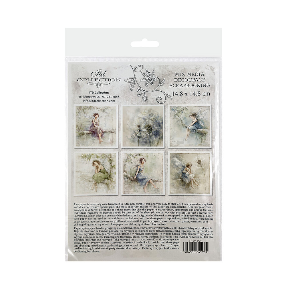 ITD Collection 6x6 Inch Rice Paper Set (RSM 226)