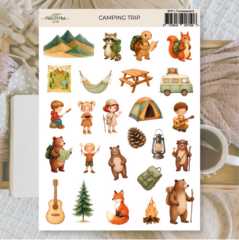 Plan & Plot Studio Camping Trip Stickers (9171)