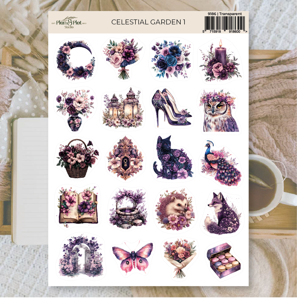 Plan & Plot Studio Celestial Garden 1 Stickers (9186)