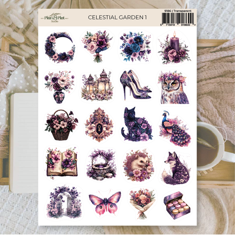 Plan & Plot Studio Celestial Garden 1 Stickers (9186)