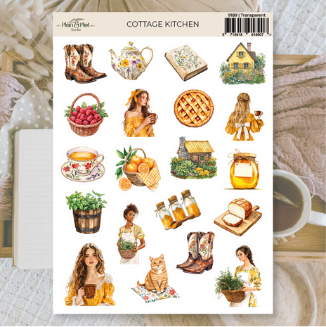 Plan & Plot Studio Cottage Kitchen Stickers (9189)