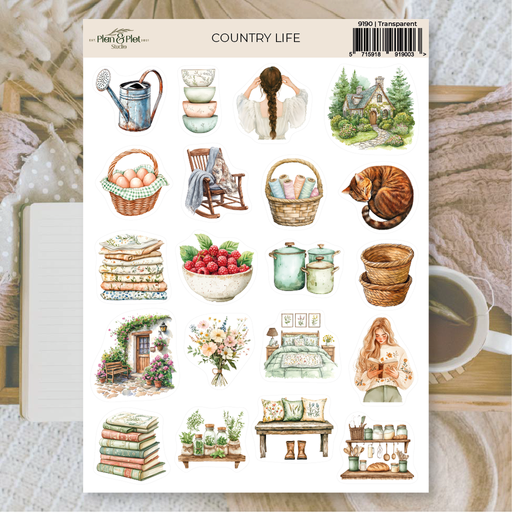Plan & Plot Studio Country Life Stickers (9190)