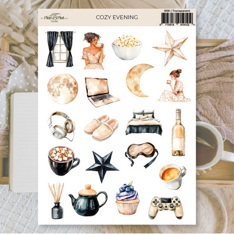 Plan & Plot Studio Cozy Evening Stickers (9191)