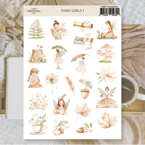 Plan & Plot Studio Fairy Girls 1 Stickers (9193)