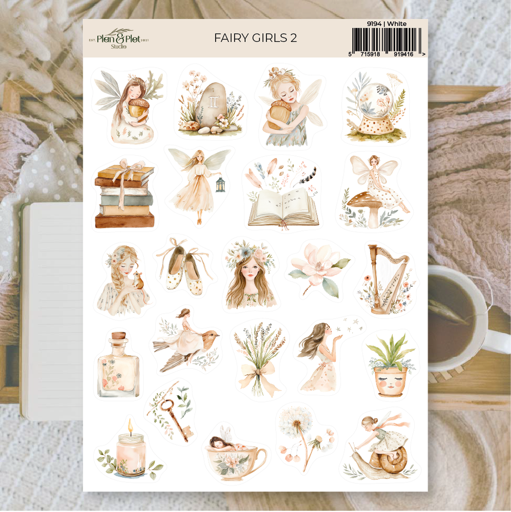 Plan & Plot Studio Fairy Girls 2 Stickers (9194)