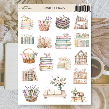 Plan & Plot Studio Pastel Library Stickers (9197)