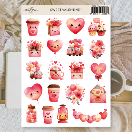 Plan & Plot Studio Sweet Valentine 1 Stickers (9256)
