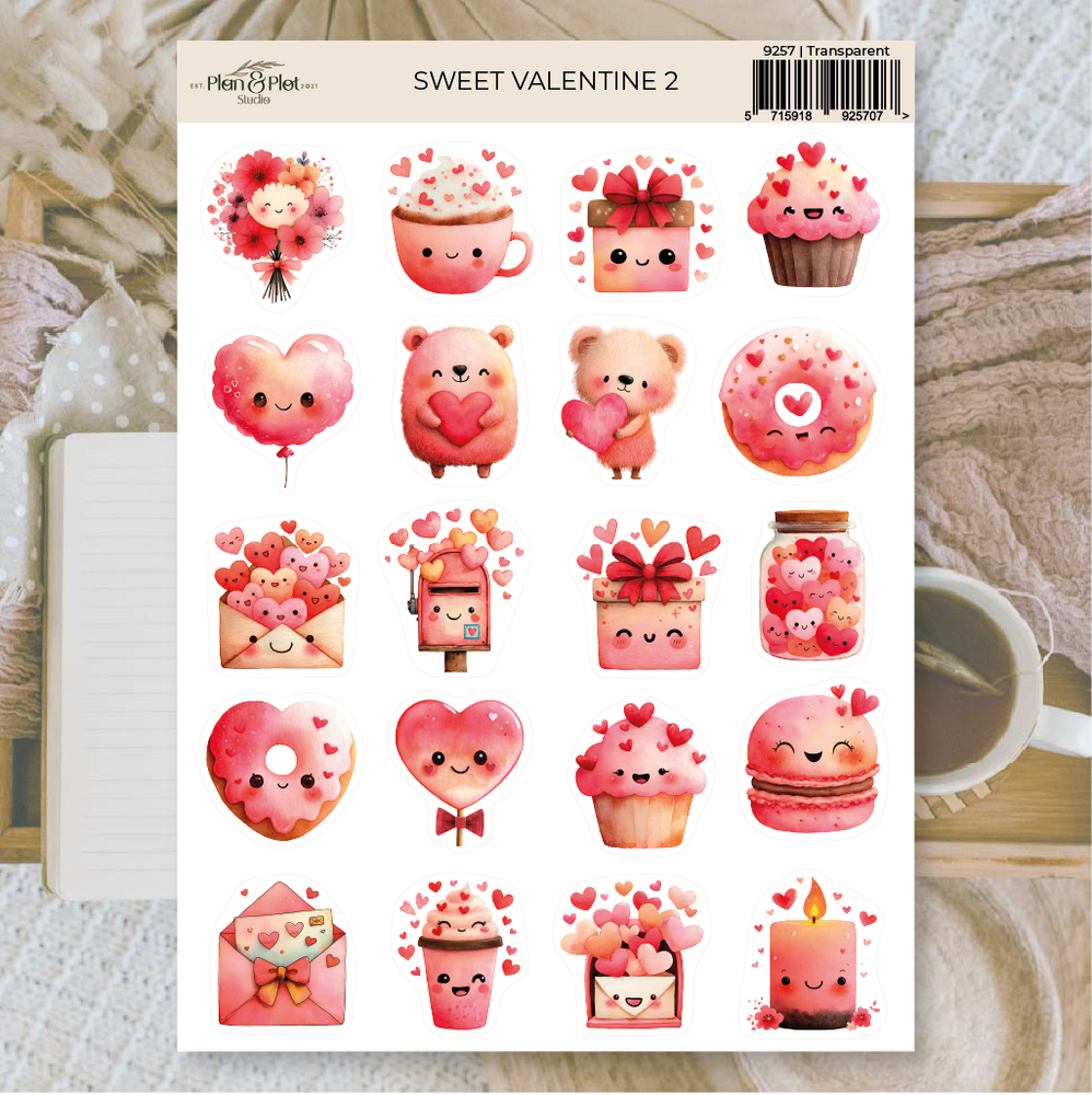 Plan & Plot Studio Sweet Valentine 2 Stickers (9257)
