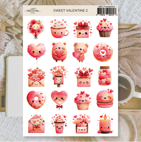 Plan & Plot Studio Sweet Valentine 2 Stickers (9257)