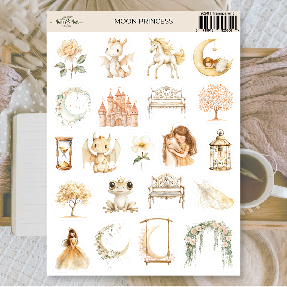 Plan & Plot Studio Moon Princess Stickers (9258)