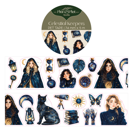 Plan & Plot Studio Celestial Keepers PET Tape 74mm (PET004)