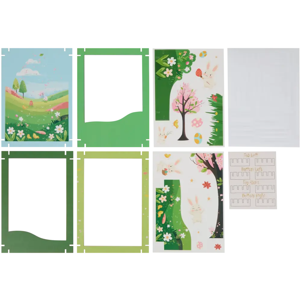 DécoTime DIY Easter Shadow Box Bunnies (3220976)