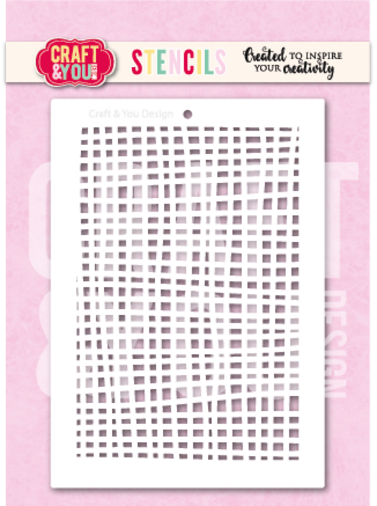 Craft & You Masking Stencil Grid (SC015)