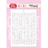 Craft & You Masking Stencil Chevron Pattern (SC016)