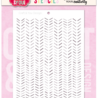 Craft & You Masking Stencil Chevron Pattern (SC016)