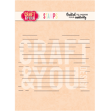 Craft & You Clear Stamp Lined Paper (CS057)