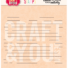 Craft & You Clear Stamp Lined Paper (CS057)