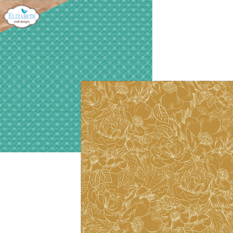 Elizabeth Craft Designs Delightful Discovery 12x12 Inch Patterned Cardstock (C041)