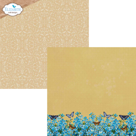 Elizabeth Craft Designs Delightful Discovery 12x12 Inch Patterned Cardstock (C041)