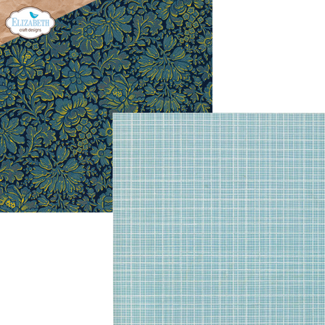 Elizabeth Craft Designs Delightful Discovery 12x12 Inch Patterned Cardstock (C041)