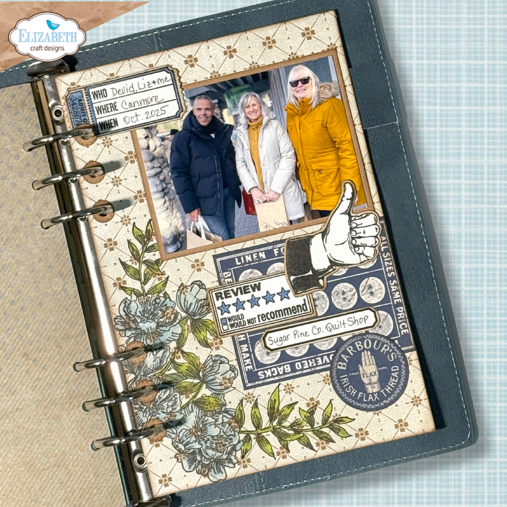 Elizabeth Craft Designs Delightful Discovery A5 Clear Stamps Busy Bee (CS445)