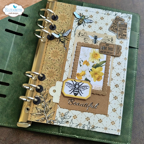 Elizabeth Craft Designs Delightful Discovery A5 Clear Stamps Busy Bee (CS445)