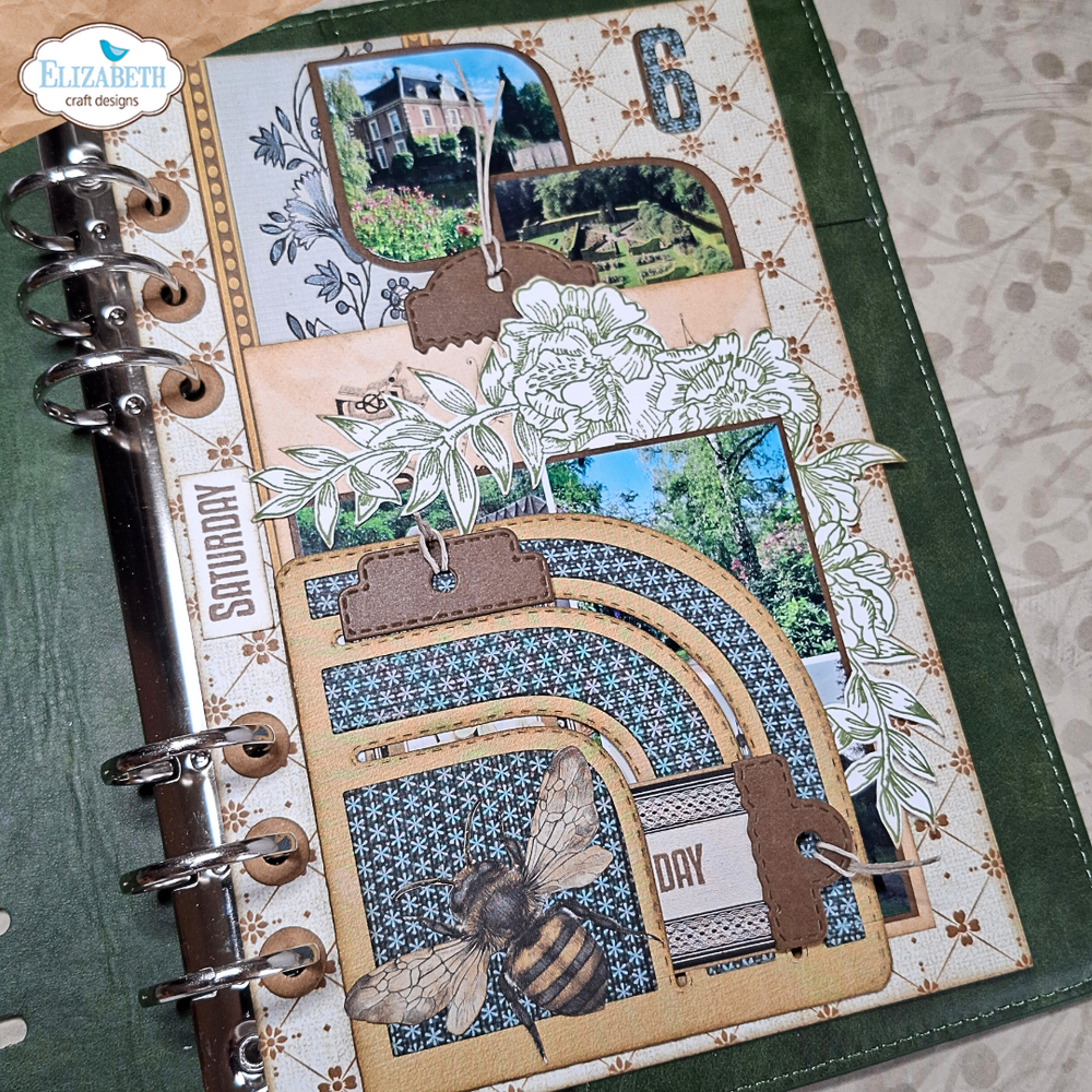 Elizabeth Craft Designs Delightful Discovery Dies Rounded Pocket with Tags (2337)