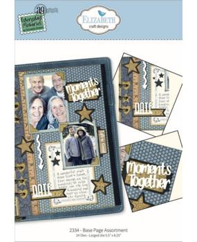 Elizabeth Craft Designs Delightful Discovery Dies Base Page Assortment (2334)