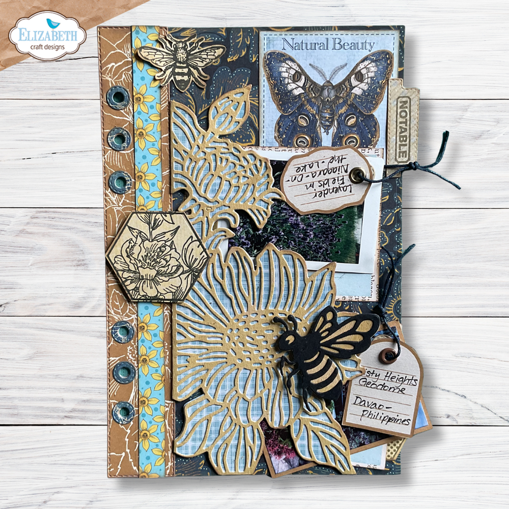 Elizabeth Craft Designs Delightful Discovery Dies Bee and Flower Accents (2339)