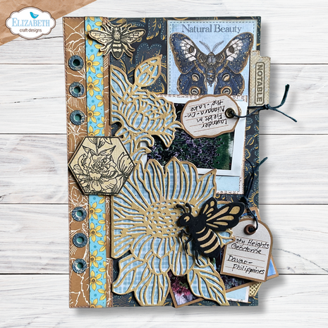 Elizabeth Craft Designs Delightful Discovery Dies Bee and Flower Accents (2339)