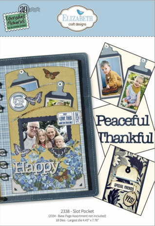 Elizabeth Craft Designs Delightful Discovery Dies Slot Pocket (2338)